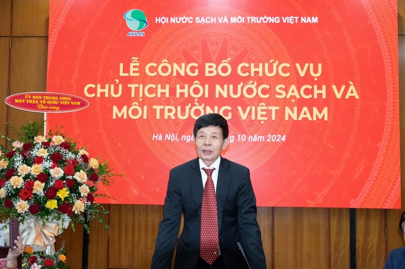 Hội Nước Sạch Và Môi Trường Việt Nam có Tân Chủ tịch Phạm Ngọc Hiển